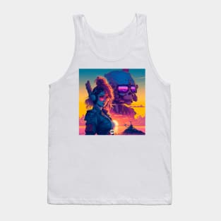 A Sunset Standoff Tank Top